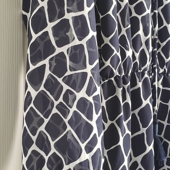 NWT! MK Navy Print Dress - Picture 3 of 6